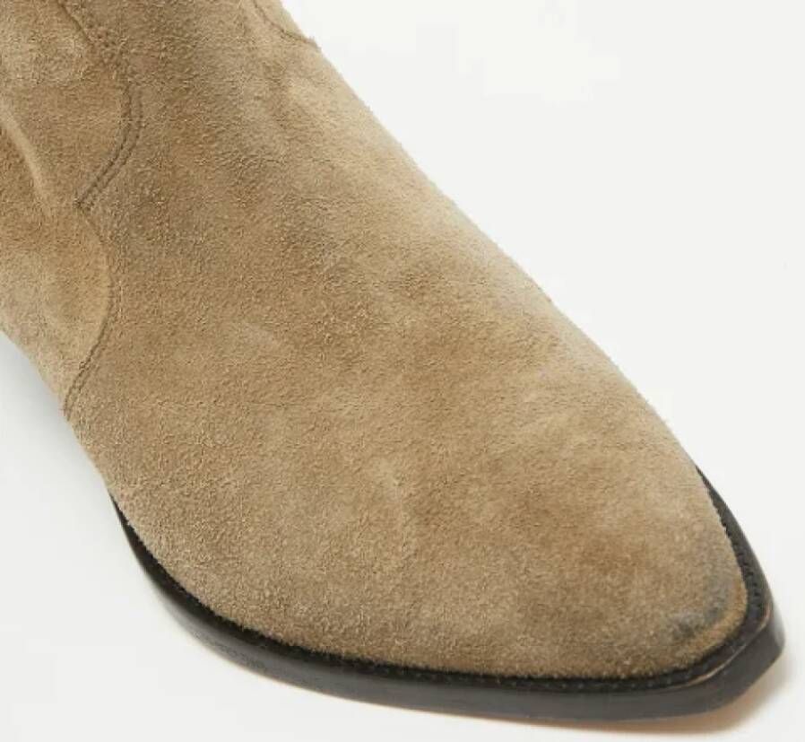 Isabel Marant Pre-owned Suede boots Brown Dames