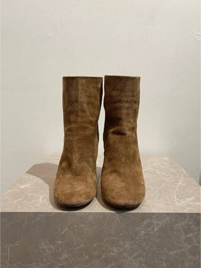 Isabel Marant Pre-owned Suede boots Brown Dames