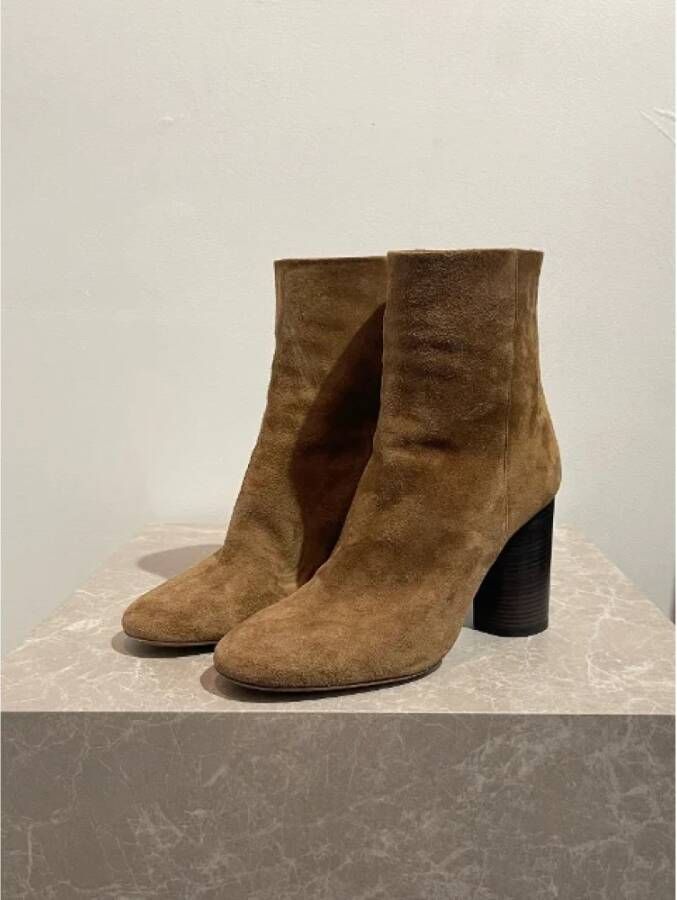 Isabel Marant Pre-owned Suede boots Brown Dames