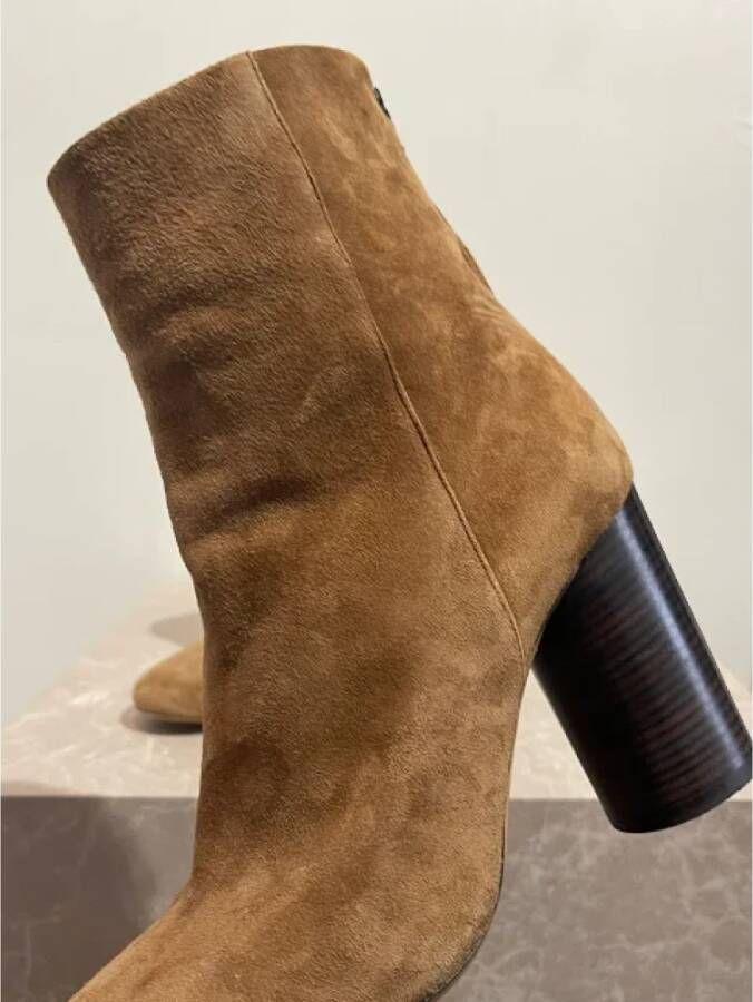 Isabel Marant Pre-owned Suede boots Brown Dames