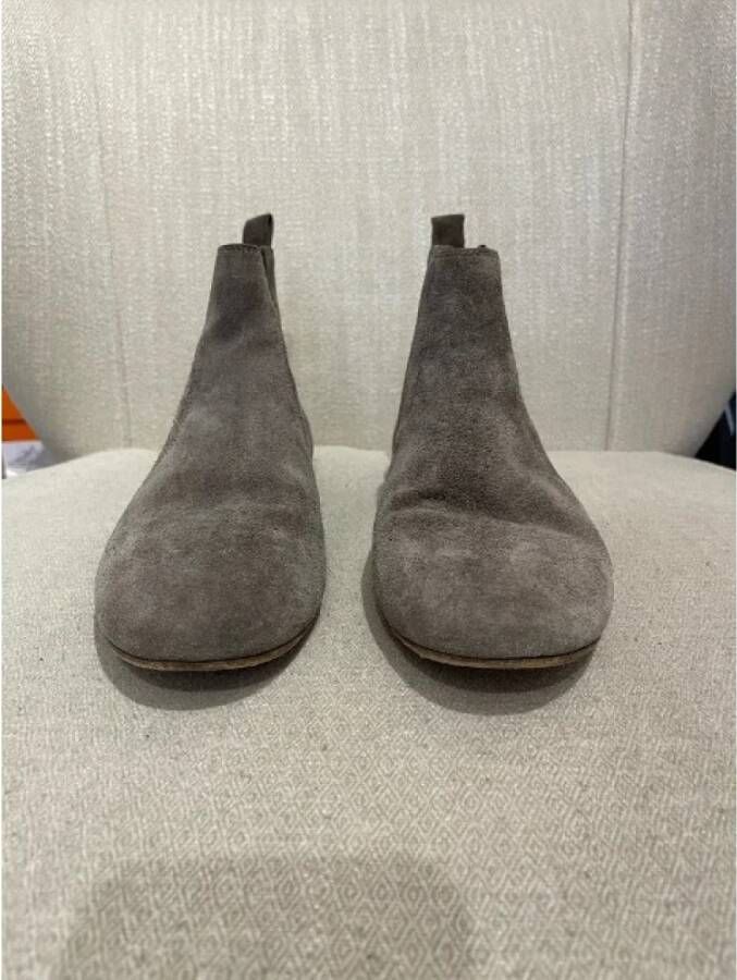 Isabel Marant Pre-owned Suede boots Gray Dames