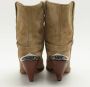 Isabel Marant Pre-owned Suede boots Green Dames - Thumbnail 3