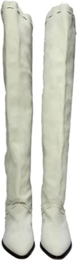 Isabel Marant Pre-owned Suede boots White Dames