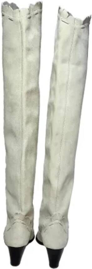 Isabel Marant Pre-owned Suede boots White Dames