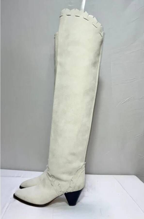 Isabel Marant Pre-owned Suede boots White Dames