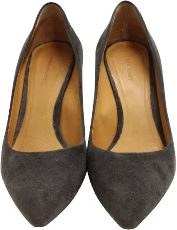 Isabel Marant Pre-owned Suede heels Gray Dames