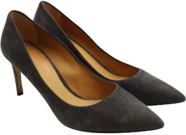 Isabel Marant Pre-owned Suede heels Gray Dames