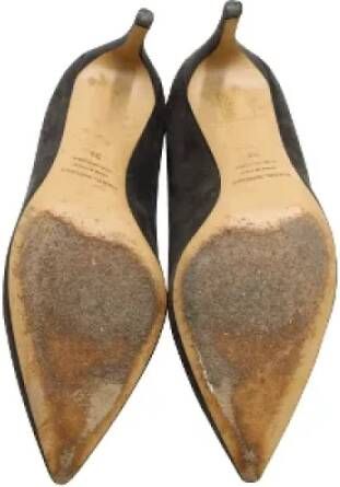 Isabel Marant Pre-owned Suede heels Gray Dames