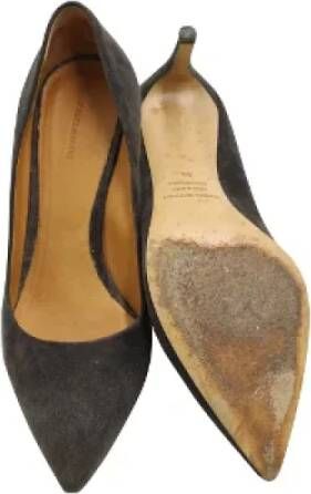 Isabel Marant Pre-owned Suede heels Gray Dames