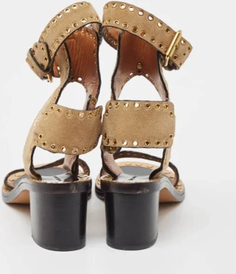 Isabel Marant Pre-owned Suede sandals Brown Dames