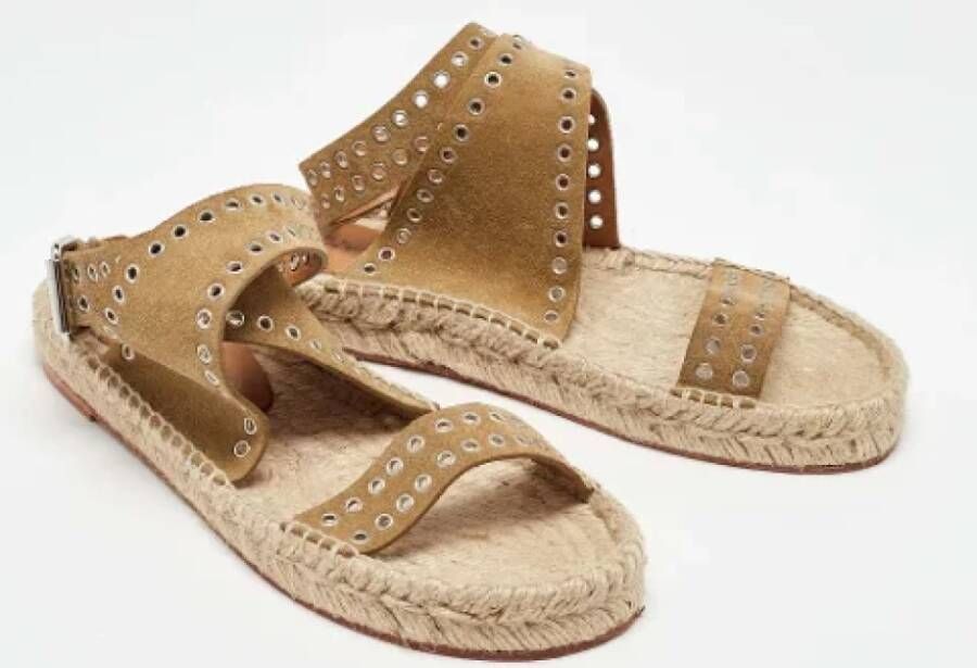 Isabel Marant Pre-owned Suede sandals Brown Dames