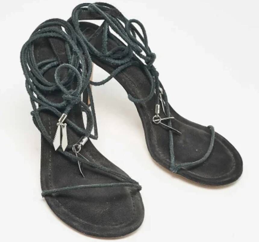 Isabel Marant Pre-owned Suede sandals Green Dames