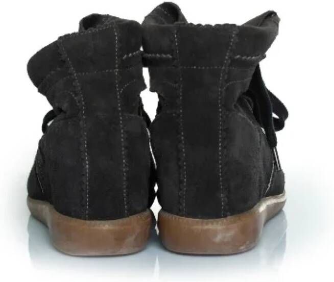 Isabel Marant Pre-owned Suede sneakers Black Dames