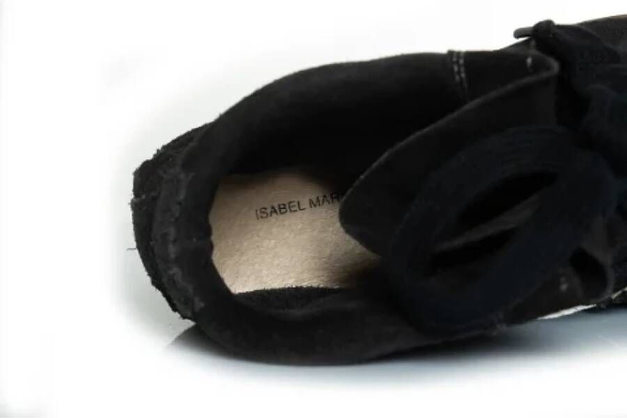 Isabel Marant Pre-owned Suede sneakers Black Dames