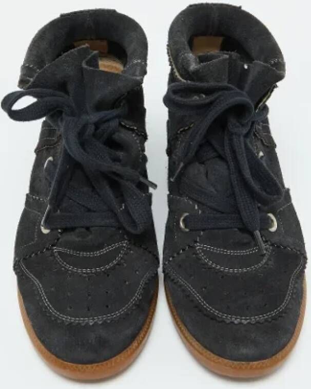 Isabel Marant Pre-owned Suede sneakers Black Dames