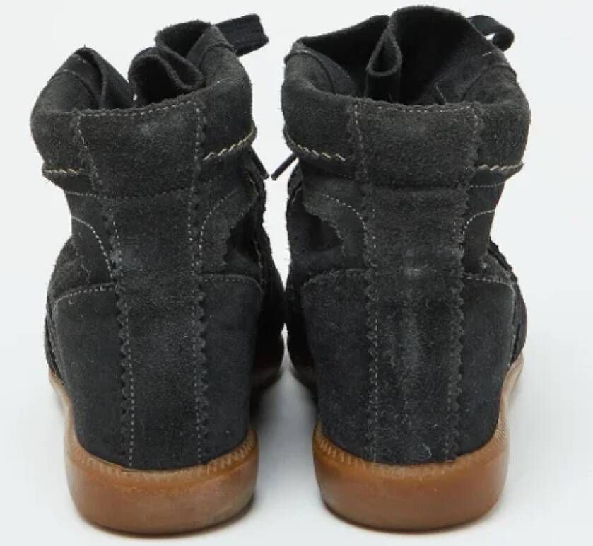 Isabel Marant Pre-owned Suede sneakers Black Dames