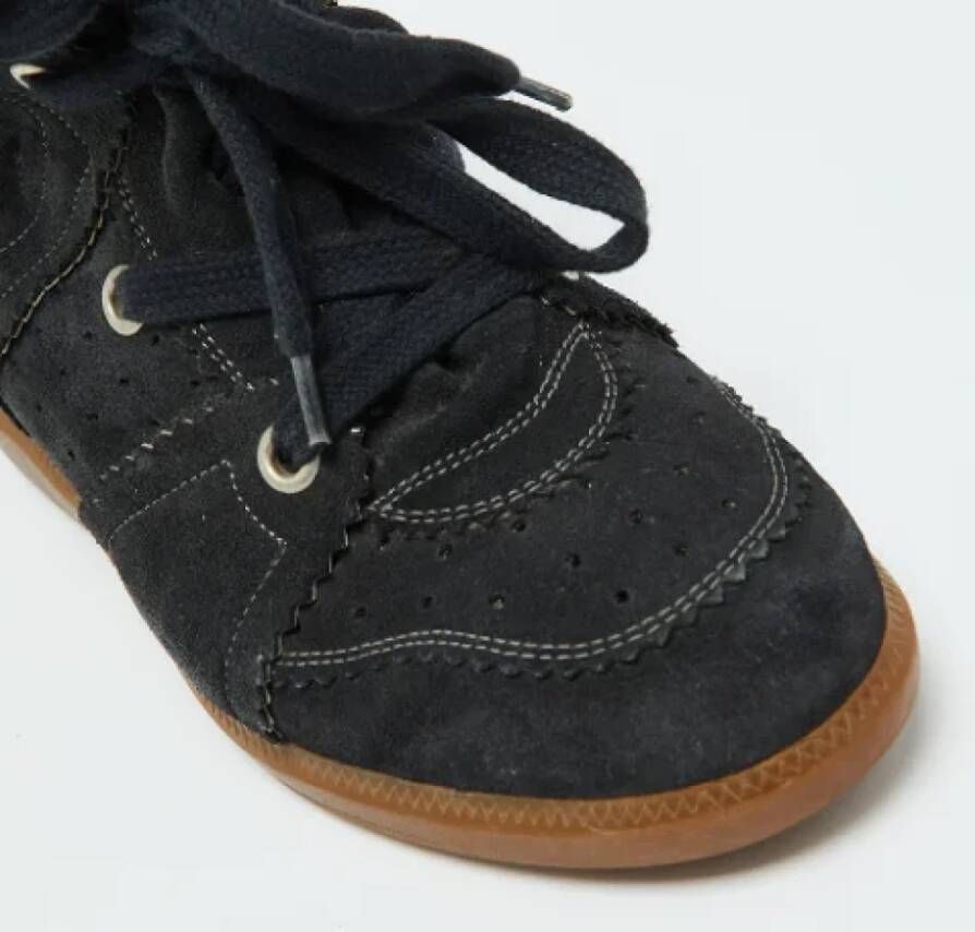 Isabel Marant Pre-owned Suede sneakers Black Dames