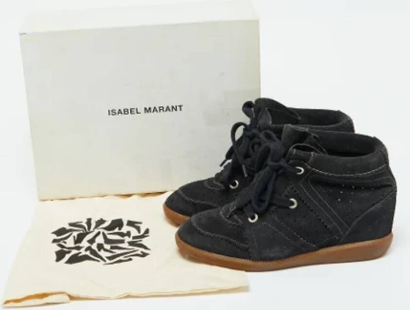 Isabel Marant Pre-owned Suede sneakers Black Dames