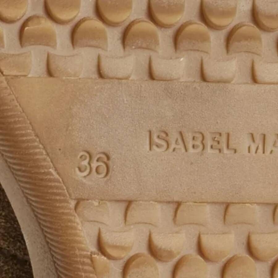 Isabel Marant Pre-owned Suede sneakers Brown Dames