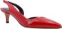 Isabel marant Rode Leren Slingback Puntige Neus Hakken Red Dames - Thumbnail 2