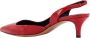 Isabel marant Rode Leren Slingback Puntige Neus Hakken Red Dames - Thumbnail 3