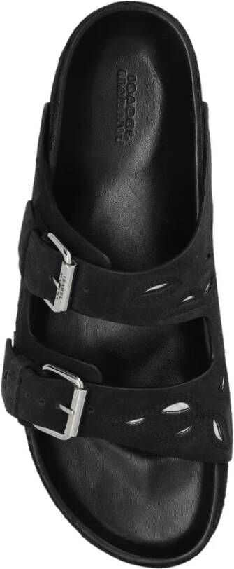 Isabel marant Slippers `Lennyo` Black Dames