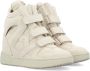 Isabel marant Stijlvolle hoge sneakers met verborgen sleehak Beige Dames - Thumbnail 2