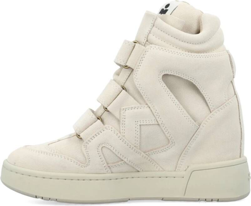 Isabel marant Stijlvolle hoge sneakers met verborgen sleehak Beige Dames