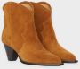 Isabel marant Wildlederstiefel met 60mm Tapered Hak Brown Dames - Thumbnail 4