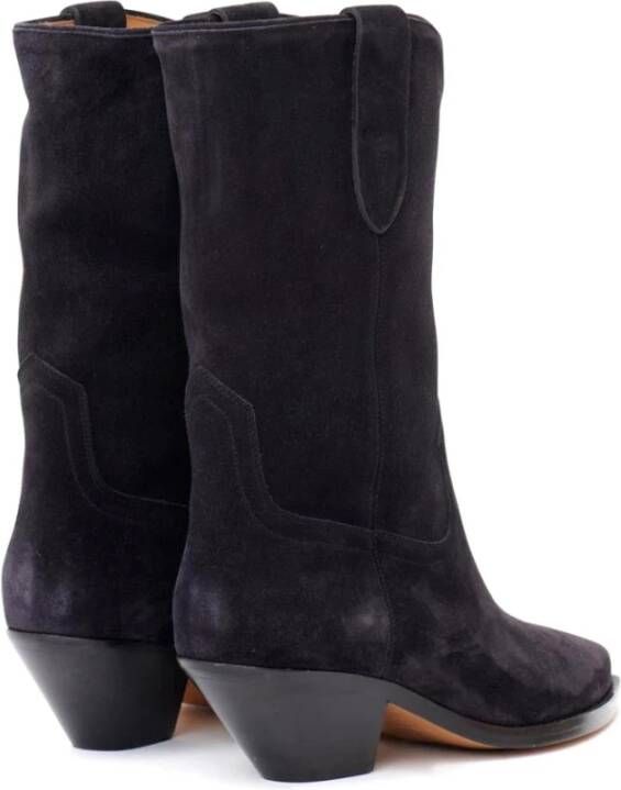 Isabel marant Stijlvolle Leren Laarzen Black Dames