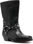 Isabel marant Zwarte Leren Instaplaarzen Black Dames - Thumbnail 6