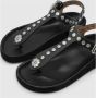 Isabel marant Studded Sandalen Enore Zwart Zilver Black Dames - Thumbnail 5