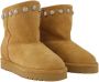 Isabel marant Studded Shearling Enkellaarzen Bruin Unisex - Thumbnail 2