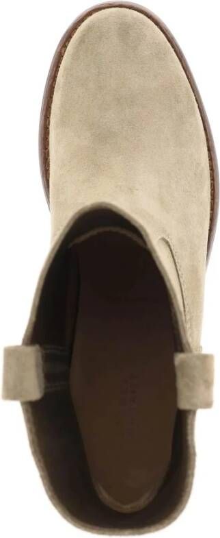 Isabel marant Susee Suède Enkellaarzen Beige Dames