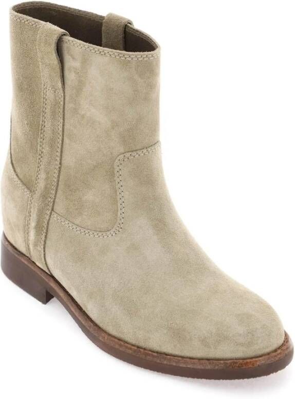 Isabel marant Susee Suède Enkellaarzen Beige Dames