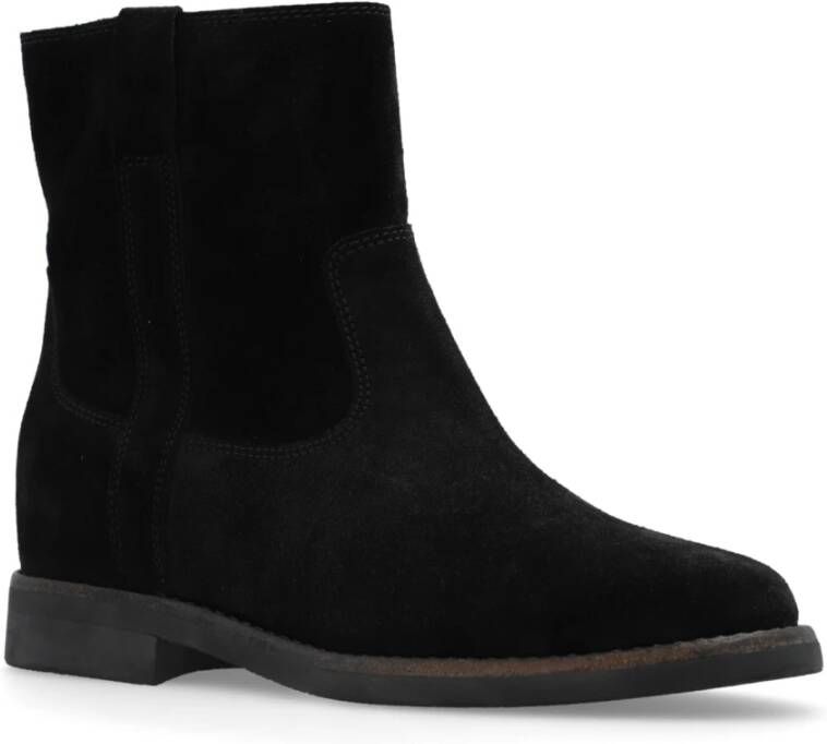 Isabel marant Susee suède enkellaarzen Black Dames