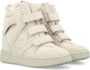 Isabel marant Witte High Top Sneakers met Verborgen Sleehak White Dames - Thumbnail 2