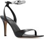 Isabel marant Yluan sandalen met hak van leer Black Dames - Thumbnail 4