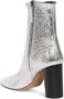 Isabel marant Zilver Metallic Leren Hoge Hak Laarzen Gray Dames - Thumbnail 2