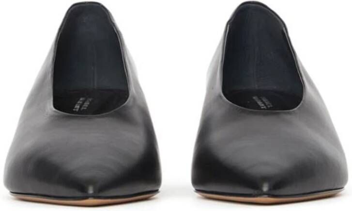 Isabel marant Zwarte Beeldhouw Hak Leren Pumps Black Dames