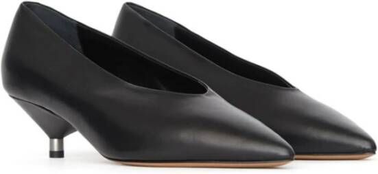 Isabel marant Zwarte Beeldhouw Hak Leren Pumps Black Dames