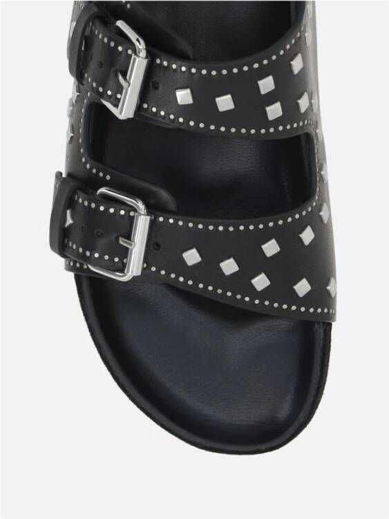 Isabel marant Zwarte Gesp Sluiting Stud Schoenen Black Dames