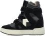 Isabel marant Zwarte hoge sneakers met verborgen sleehak Black Dames - Thumbnail 3