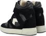 Isabel marant Zwarte hoge sneakers met verborgen sleehak Black Dames - Thumbnail 4