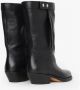 Isabel marant Zwarte Leren Enkellaarzen Black Dames - Thumbnail 10