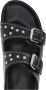 Isabel marant Zwarte leren studs platte sandalen Black Dames - Thumbnail 3