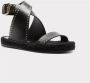 Isabel marant Zwarte leren studs sandalen Black Dames - Thumbnail 2