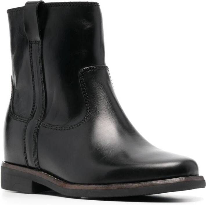 Isabel marant Zwarte Leren Susee Laarzen Black Dames