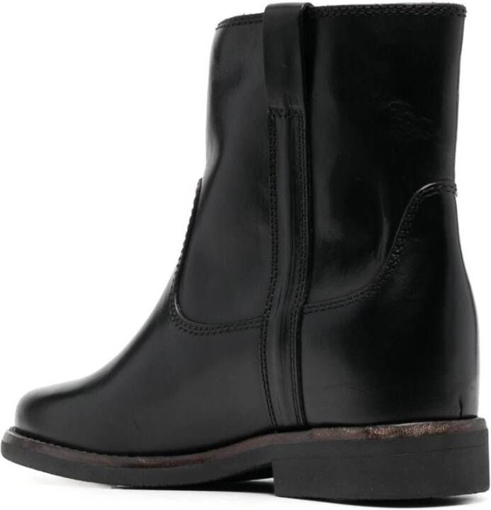 Isabel marant Zwarte Leren Susee Laarzen Black Dames