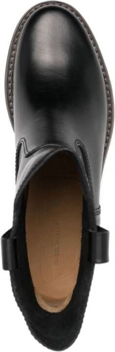 Isabel marant Zwarte Leren Susee Laarzen Black Dames